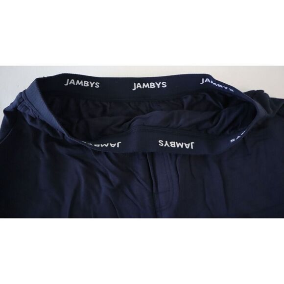 Jambys Unisex Sz 2XL Navy/Navy Soft Breathable Boxer Shorts w/Pockets - Picture 3 of 10